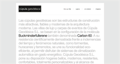 Desktop Screenshot of cupulageodesica.com